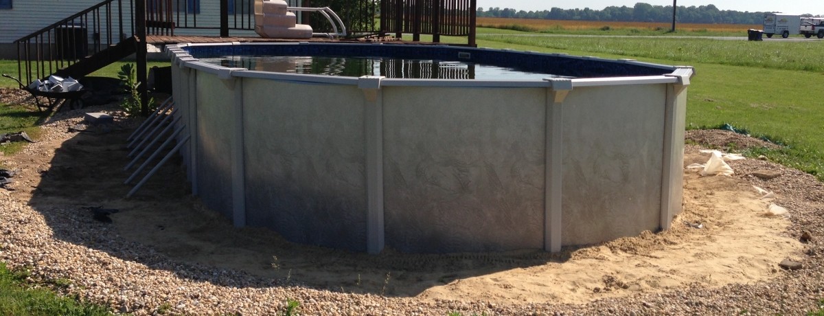 how to put a liner in an above ground pool