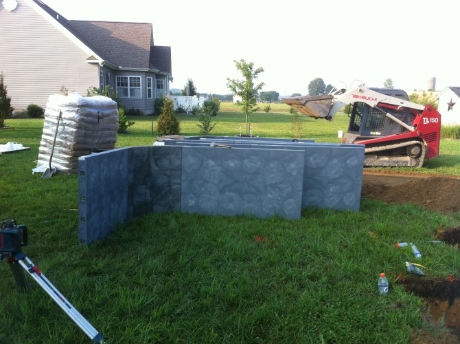 in ground pool installation